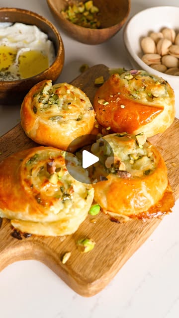 Pistachio Feta Rolls